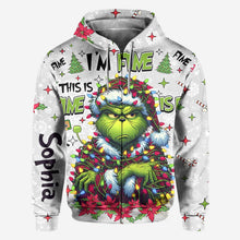 Load image into Gallery viewer, Personalized Christmas All Over Shirt Grinch Design Gift