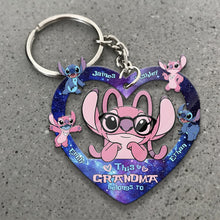 Load image into Gallery viewer, Customizable Ohana Keychain for Grandma - Family Gift