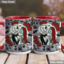 Load image into Gallery viewer, Personalized Nightmare Accent Mug for Couples | Custom Name Gift