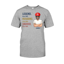 Load image into Gallery viewer, Personalized Super Plumber T-Shirt & Hoodie for Dad | Custom Name Gift