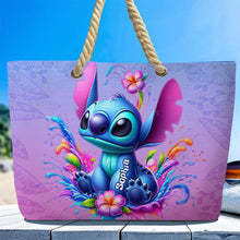 Load image into Gallery viewer, Personalized Beach Bag with Custom Design for Summer Fun