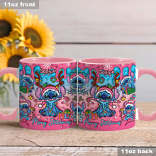 Load image into Gallery viewer, Personalized Ohana Accent Mug Christmas Gift for Mom