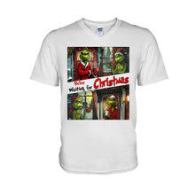 Load image into Gallery viewer, Personalized Grinch Christmas T-shirt & Hoodie Gift for Mom