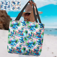 Load image into Gallery viewer, Personalized Ohana Tote Bag Custom Name Summer Gift