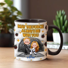Load image into Gallery viewer, Personalized Star Wars Accent Mug Custom Name Gift for Fans