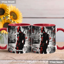 Load image into Gallery viewer, Personalized Psychopath Accent Mug Custom Name Gift Idea