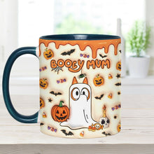 Load image into Gallery viewer, Personalized Booey Mum Accent Mug Custom Name Gift for Mom