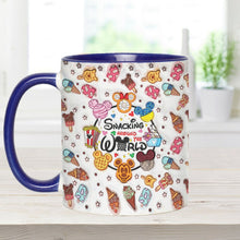 Load image into Gallery viewer, Personalized Snacking Around the World Accent Mug Gift for Mom