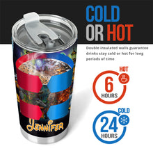 Load image into Gallery viewer, Personalized Halloween Mouse Tumbler with Custom Name Gift