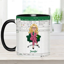Load image into Gallery viewer, Personalized Accent Mug Custom Colleague Gift with Name