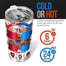 Load image into Gallery viewer, Personalized Marvelous Universe Tumbler Custom Name Gift for Dad