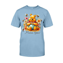 Load image into Gallery viewer, Personalized Mama Bear T-Shirt & Hoodie with Floral Design for Mom
