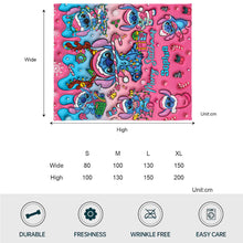 Load image into Gallery viewer, Personalized Ohana Blanket Custom Name Christmas Gift