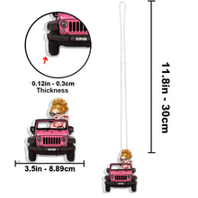 Load image into Gallery viewer, Personalized Acrylic Car Ornament Custom Name Gift for Her