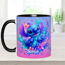 Load image into Gallery viewer, Personalized Ohana Accent Mug Custom Name Gift for Mom