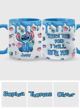 Load image into Gallery viewer, Personalized Ohana Accent Mug Custom Name Gift for Birthdays