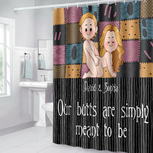 Load image into Gallery viewer, Personalized Nightmare Bathroom Curtain & Mats Set for Couples