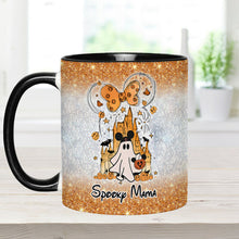 Load image into Gallery viewer, Personalized Spooky Mama Halloween Accent Mug Gift for Mom