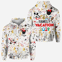 Load image into Gallery viewer, Personalized Disney Family Vacation All Over Shirt for Kids