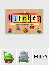Load image into Gallery viewer, Personalized Grandma's Kitchen Doormat Custom Names Gift