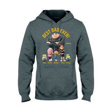 Load image into Gallery viewer, Personalized Best Dad Ever T-shirt & Hoodie Gift for Father's Day