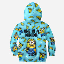 Load image into Gallery viewer, Personalized Minion All Over Shirt Custom Name Birthday Gift