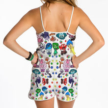 Load image into Gallery viewer, Personalized All the Feels Romper for Women - Cute Cotton Spandex Gift