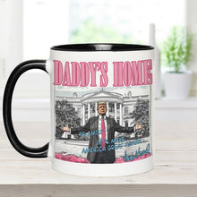 Load image into Gallery viewer, Personalized Two-Tone Accent Mug Custom Name Gift for Dad