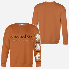 Load image into Gallery viewer, Personalized Mama Bear All Over Shirt for Mom with Custom Names