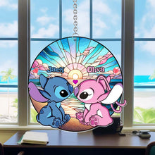 Load image into Gallery viewer, Personalized Suncatcher Ornament Custom Name Ohana Gift