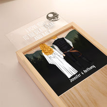 Load image into Gallery viewer, Personalized The Force Picture Frame Light Box Custom Names Gift for Couples