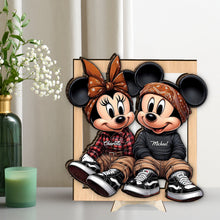 Load image into Gallery viewer, Personalized 2-Layered Wood Sign Custom Name Couples Gift