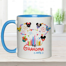 Load image into Gallery viewer, Personalized Grandma Accent Mug Custom Name Gift for Mother's Day