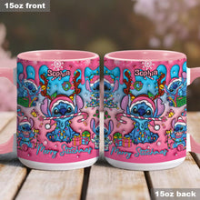 Load image into Gallery viewer, Personalized Ohana Accent Mug Christmas Gift for Mom