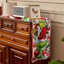 Load image into Gallery viewer, Personalized Grinchmas Family Table Runner Christmas Decor