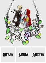 Load image into Gallery viewer, Personalized Nightmare Suncatcher Ornament with Roses for Home Decor