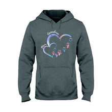 Load image into Gallery viewer, Personalized Grandma T-Shirt & Hoodie with Ohana Design for Family Gifts