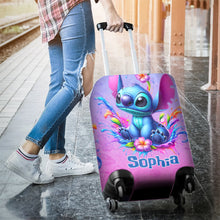 Load image into Gallery viewer, Personalized Ohana Luggage Cover Custom Name Gift for Travel