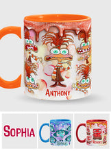 Load image into Gallery viewer, Personalized Two-Tone Accent Mug Custom Name Gift