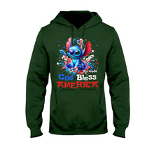 Load image into Gallery viewer, Personalized God Bless America T-Shirt & Hoodie for July 4th Gift
