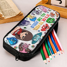 Load image into Gallery viewer, Personalized Kids Pencil Case with Fun Characters & Custom Name