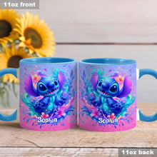 Load image into Gallery viewer, Personalized Ohana Accent Mug Custom Name Gift for Mom