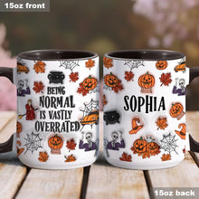 Load image into Gallery viewer, Personalized Halloween Accent Mug Custom Name Gift Idea