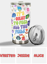 Load image into Gallery viewer, Personalized Stainless Steel Tumbler Custom Name Fun Gift