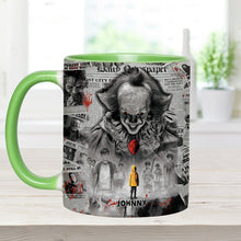 Load image into Gallery viewer, Personalized Horror Movie Accent Mug Custom Gift for Fans