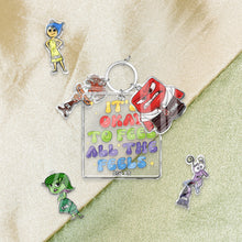 Load image into Gallery viewer, Personalized Acrylic Keychain with Charms for All Occasions