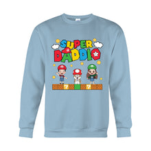 Load image into Gallery viewer, Personalized Super Daddio T-shirt & Hoodie Gift for Dad