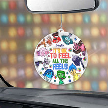 Load image into Gallery viewer, Personalized Acrylic Car Ornament It's Ok To Feel All The Feels Gift for Christmas