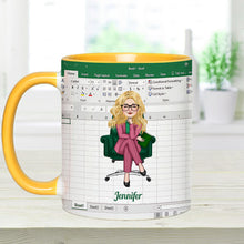 Load image into Gallery viewer, Personalized Accent Mug Custom Colleague Gift with Name