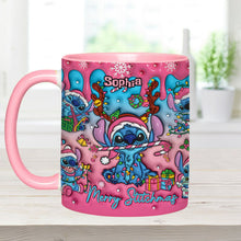 Load image into Gallery viewer, Personalized Ohana Accent Mug Christmas Gift for Mom